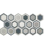 Traffic Combi Grey HEX 25 плитка напольная 250х220 мм/37,44 (микс разных рисунков в 1 коробке)